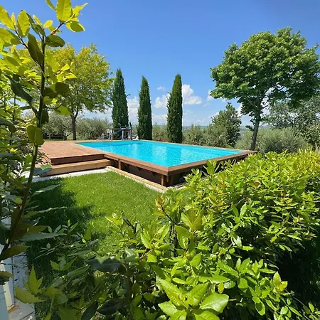 Stylish Panoramic With Private Pool Hébergement de vacances Montelupone